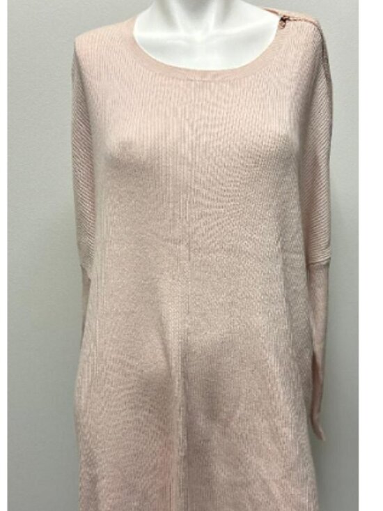 Ted Baker Sweaters - Maggiee Ribbed Poncho Sweater, Light Pink Color by Ted Baker